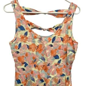 Tulle Watercolor Floral Dress